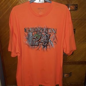 NASCAR Jeff Gordon 24 Mossy Oak Camo logo T-shirt